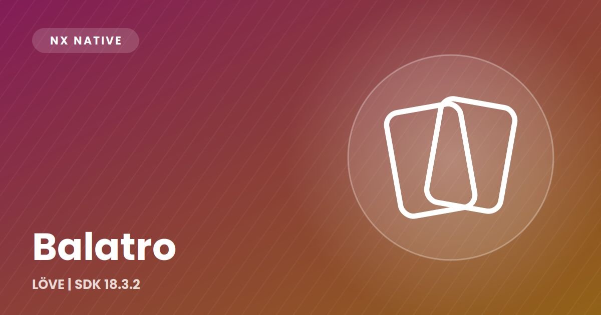 Balatro feature illustration: original artwork for the nxnative notes