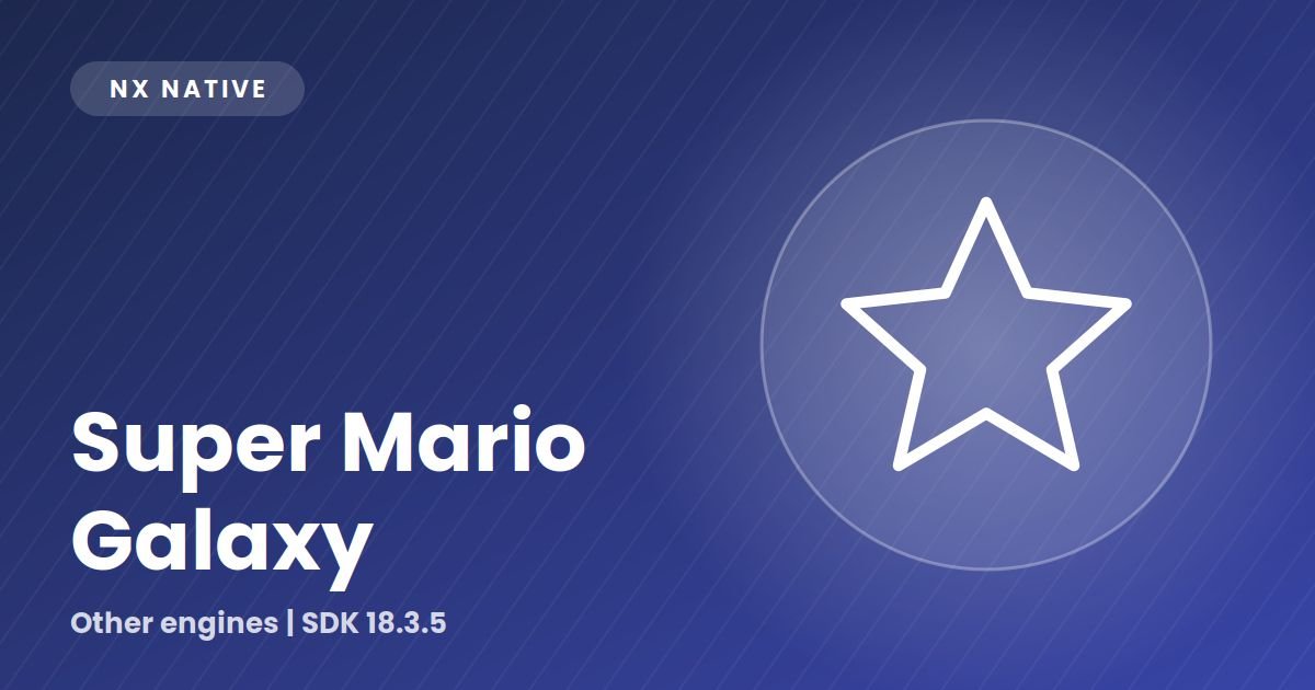 Super Mario Galaxy feature illustration: original artwork for the nxnative notes